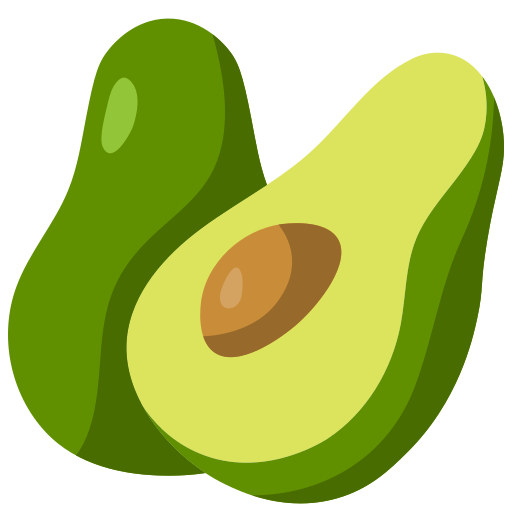 A pictogram of avocado