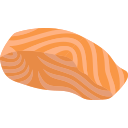 A pictogram of salmon